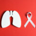Lung Cancer Awareness Month Ribbon